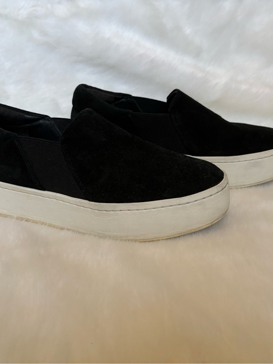 Vince Shoes - Vince Black Suede Slip-On Loafer